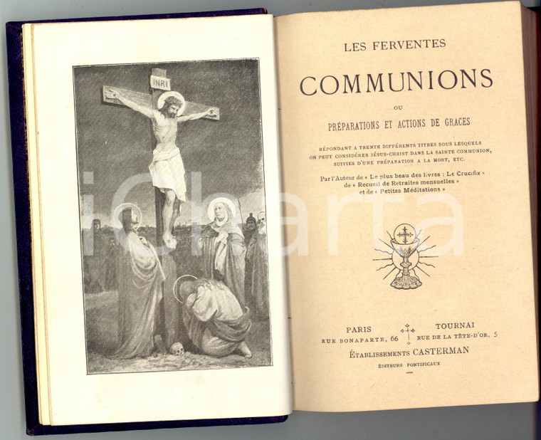 1912 TOURNAI Les ferventes communions ou préparations et actions de grâces