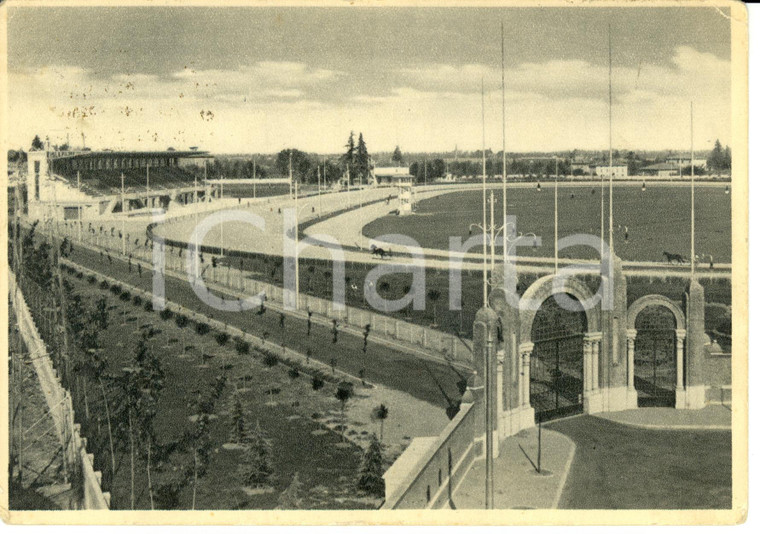 1938 BOLOGNA Nuovo ippodromo dell'ARCOVEGGIO *Cartolina Postale FG VG