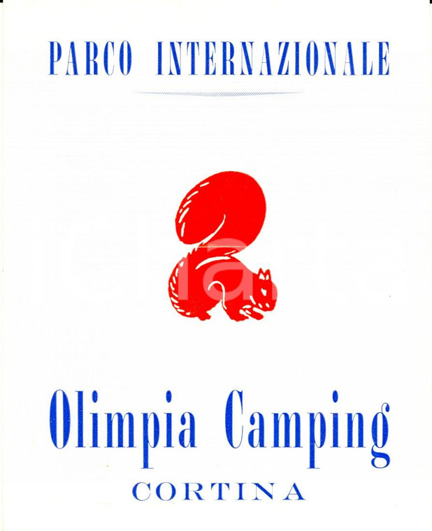 1960 CORTINA Olimpia Camping pieghevole pubb.