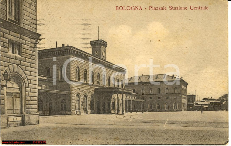 1921 BOLOGNA Piazzale della Stazione Centrale FP VG