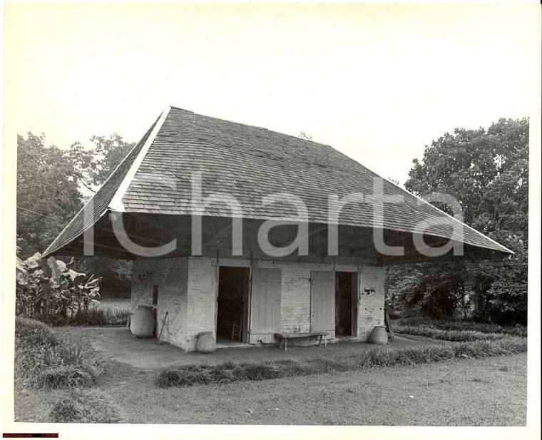 1955 ca BATON ROUGE, LOUISIANA (USA) African House in MELROSE Plantation *Photo