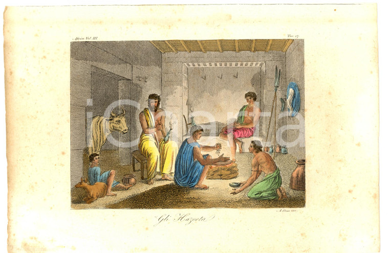 1825 COSTUME AFRICANO Gli HAZORTA Inc. SASSO