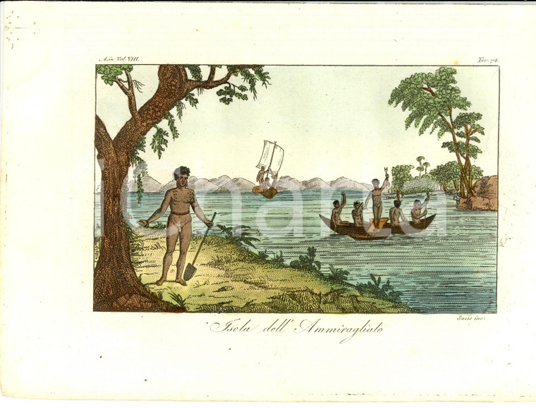 1823 OCEANIA Isola dell'Ammiragliato Inc. SASSO