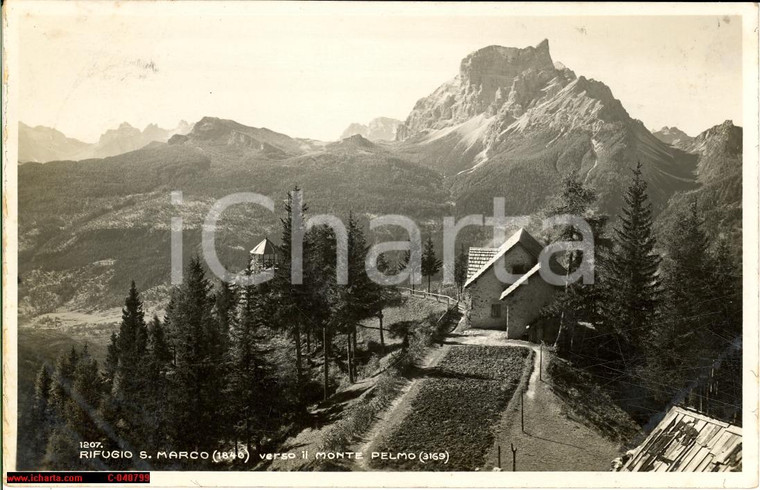1928 Monte Pelmo Rifugio S. Marco *Veduta generale