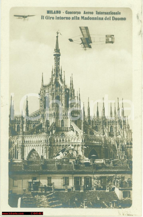 1910 MILANO Concorso Aereo Internaz. Giro MADONNINA