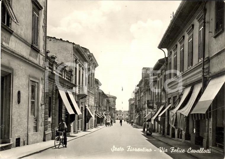 1957 SESTO FIORENTINO FI Via Felice CAVALLOTTI Animata