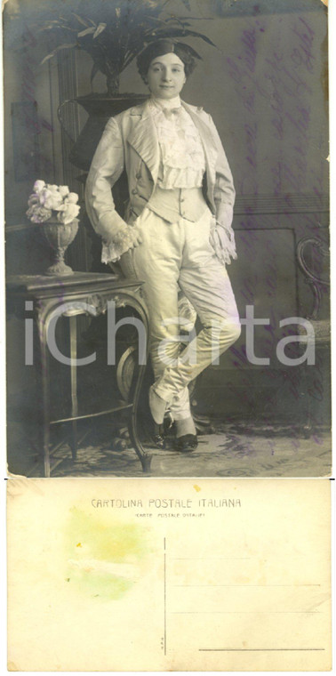 1913 OPERETTA Cantante Carmela REVELLI interpreta il duca di GUISA * AUTOGRAFO