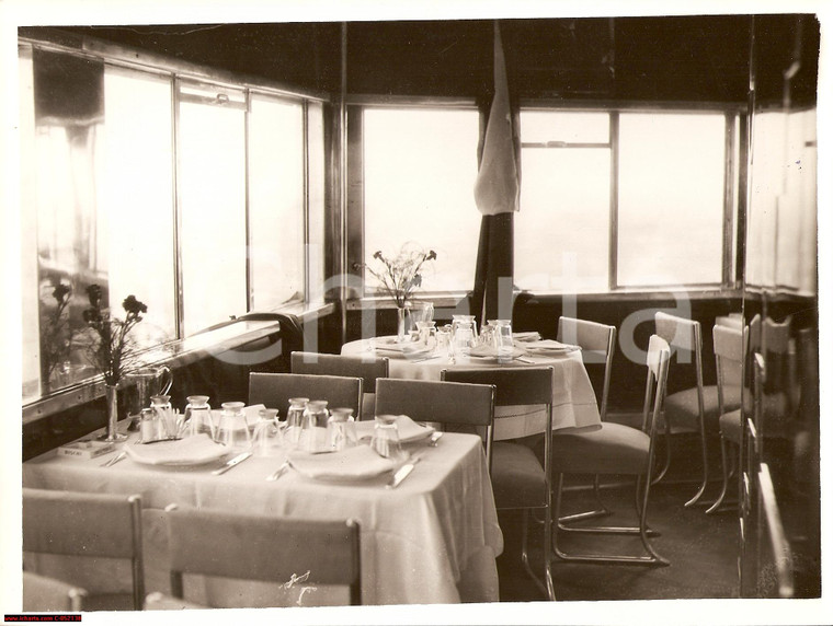 1938 MILANO Salone ristorante alla TORRE LITTORIA - Foto 24x18 cm