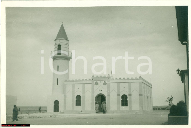 1940 circa MARSA EL BREGA (LIBIA) La Moschea ANIMATA