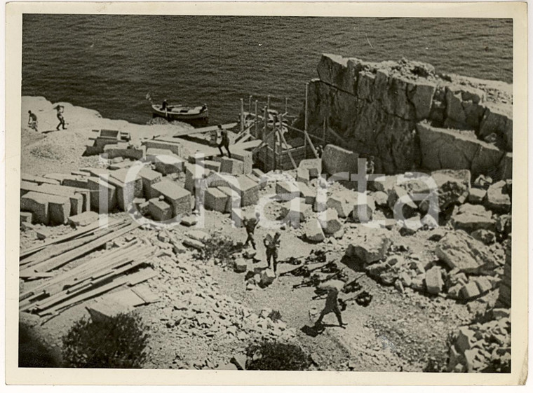 1940 FRANCIA WW2 Lavori di costruzione del VALLO ATLANTICO *Fotografia
