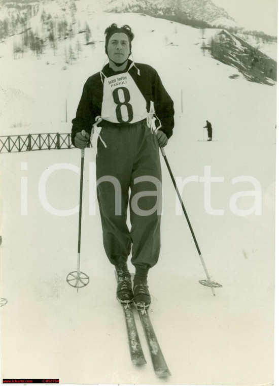 1940 CORTINA BL Sciatore Anselmo VIVIANI Giro DOLOMITI