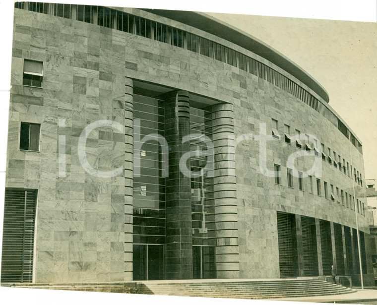 1936 NAPOLI Ingresso nuovo Palazzo delle POSTE alla vigilia dell'inaugurazione