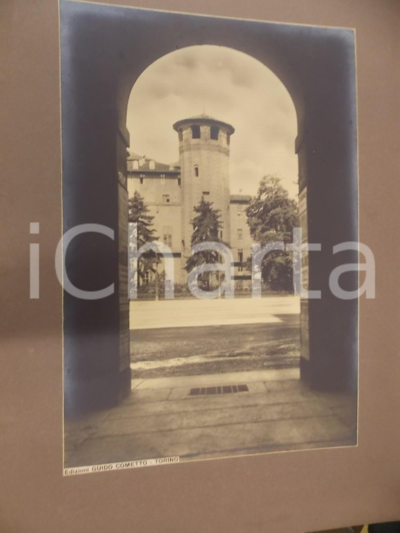 1940 ca TORINO Palazzp Madama dai portici del Teatro Regio *Foto ed. COMETTO