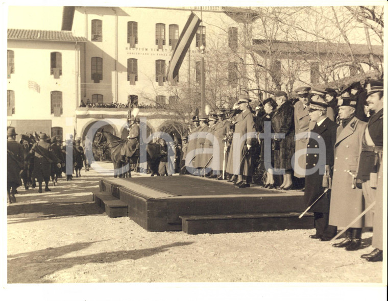 1940 ca MILANO (?) Cerimonia reggimento ARTIGLIERIA con alti ufficiali Foto 