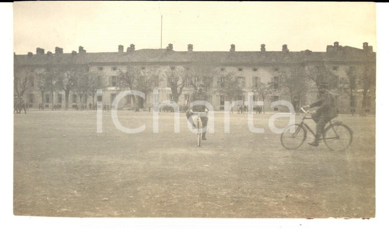 1910 ca AREA DI SAVONA Militari 37° Reggimento Fanteria in bici *Foto 12x7 cm