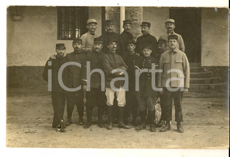 1915 ca WW1 FRANCE Groupe d'officiers du 7e régiment *Photo carte postale