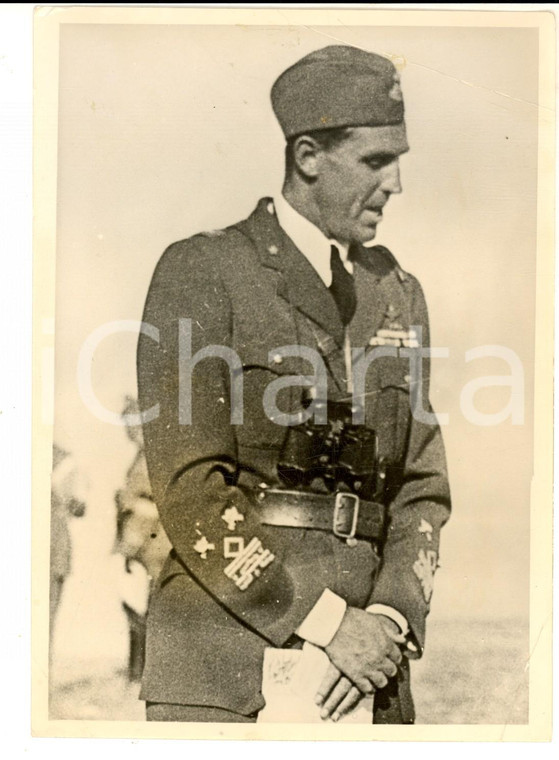 1941 ITALIA Amedeo di SAVOIA-AOSTA diventa generale dell'aviazione *Foto 13x18