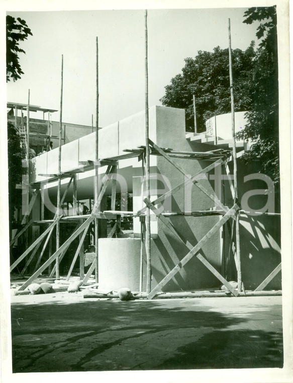 1936 MILANO Costruzione nuovi padiglioni alla TRIENNALE *Fotografia