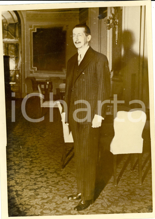 1940 BUCAREST (Romania) Sir William SEEDS Ambasciatore BRITANNICO in RUSSIA Foto