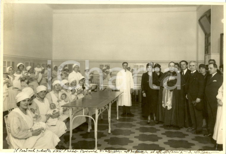1940 ca MILANO Ildefonso SCHUSTER - Istituto Assistenza Maternità Infanzia *Foto