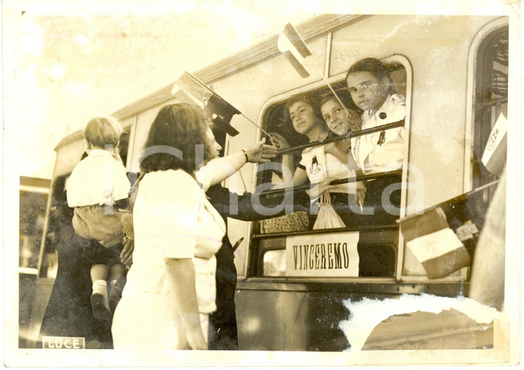 1941 ROMA Figli del popolo in partenza per colonie estive *Foto DANNEGGIATA