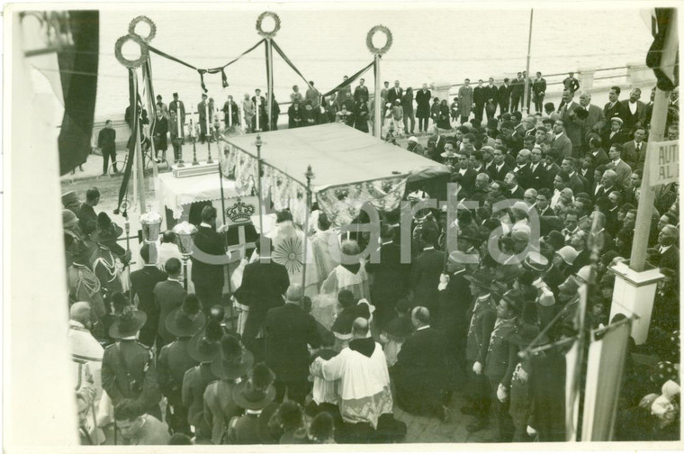 1928 TRIPOLI (LIBIA) Processione SS. SACRAMENTO inaugura nuova Cattedrale *FOTO