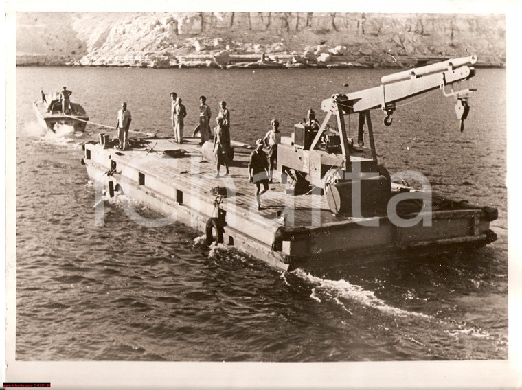 1941 WW2 North Africa Campaign *fast raid pontoon PHOTO