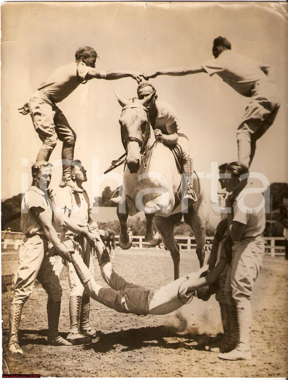 1936 Atherton (CA) Monkey Drill Team 2° Cavalry, Hoop