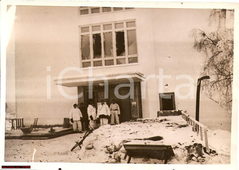 1940 Finland WW2 Winter War - Hospital bombed *Photo