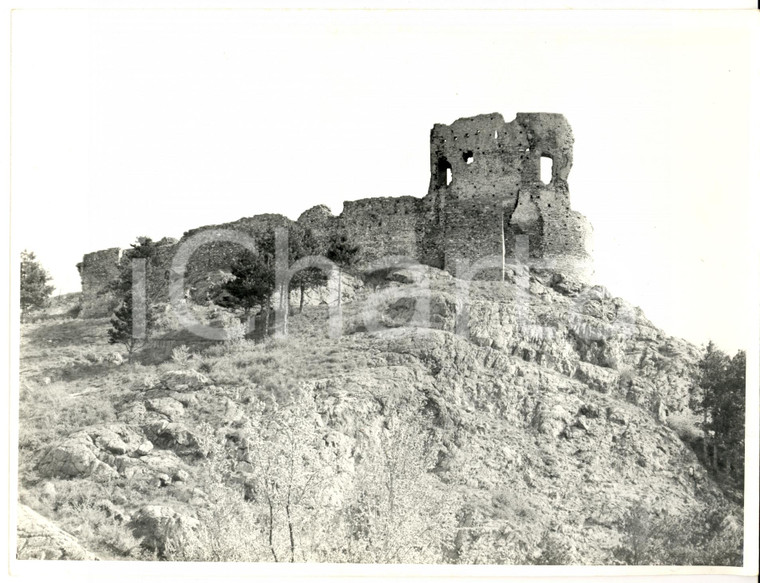 1970 AVIGLIANA (TO) Rovine del Castello Sabaudo (sec. X) Lato Ovest *Foto HAUS