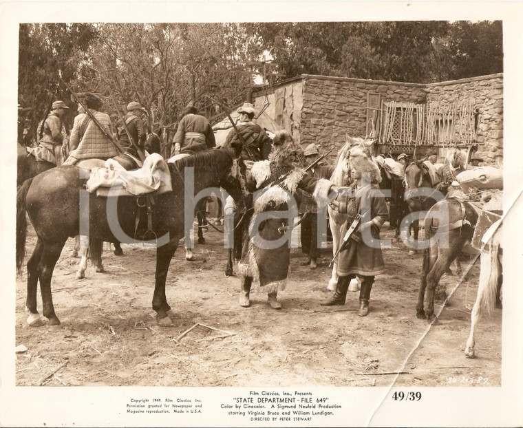 1949 STATE DEPARTMENT - FILE 649 Mongolian warriors Movie by Sam NEWFIELD *Foto