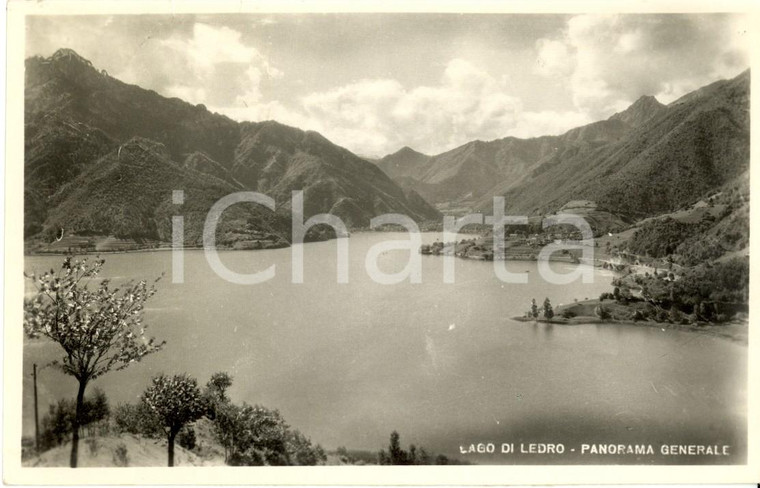 1951 PIEVE DI LEDRO (TN) Panorama generale del lago *Cartolina postale FP VG