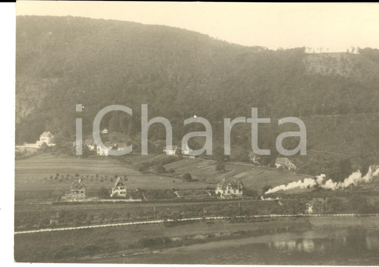 1960 ca HEIDELBERG (D) Ferrovia nella zona rurale ANIMATA con treno Foto GARTNER