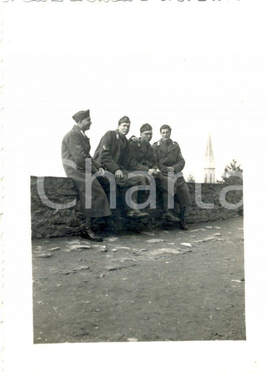 1942 AREZZO Soldati 4° Reggimento Artiglieria Pesante Campale al belvedere *Foto