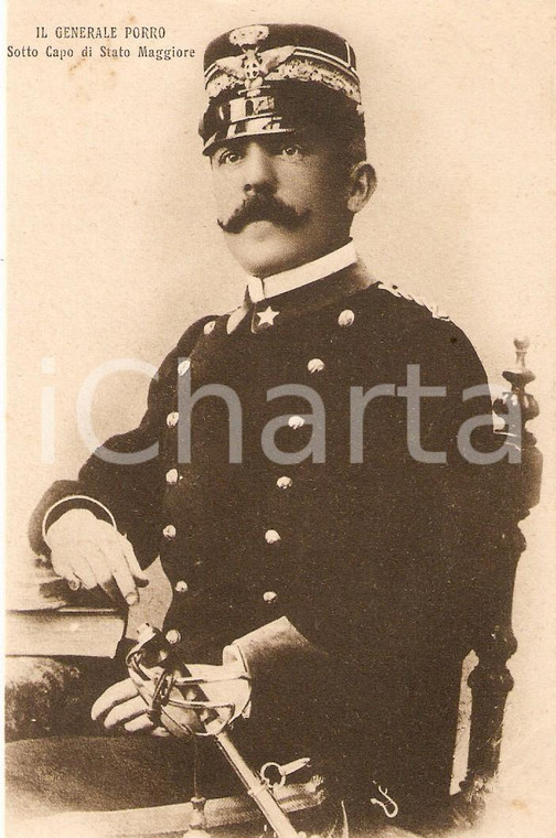 1915 Gen. Carlo PORRO - Sotto Capo di Stato Maggiore - Cartolina