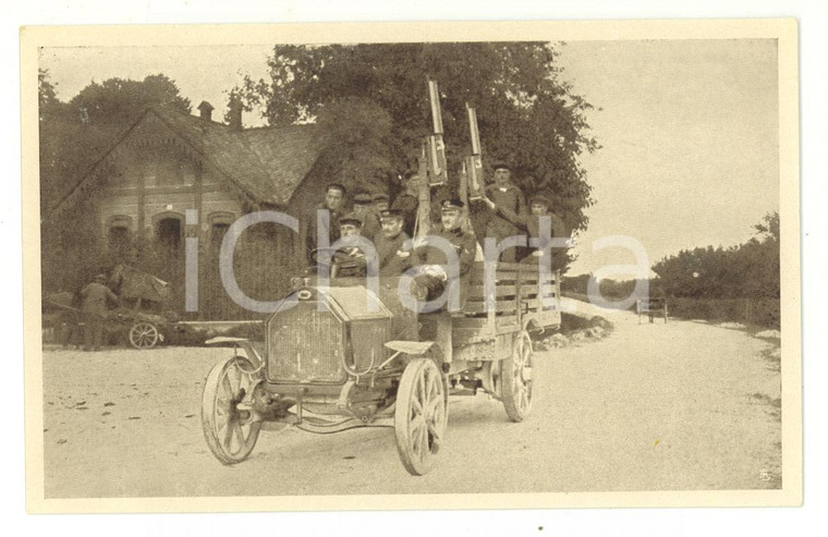 1916 WW1 REGIA MARINA - Camion mitragliatrici antiaeree - Cartolina