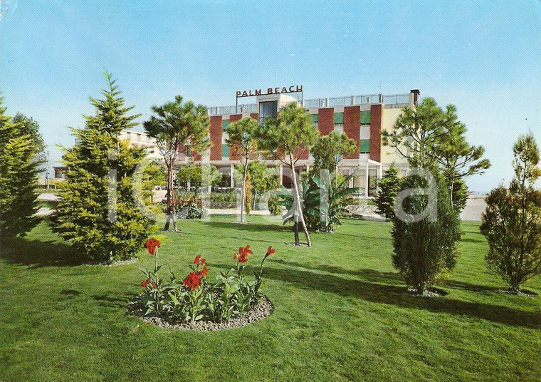1972 JESOLO PINETA (VE) Panorama PALM BEACH HOTEL *Cartolina VINTAGE