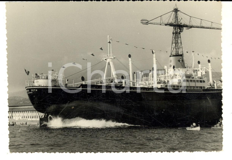 1960 ca PALERMO Varo della nave ZETA *Foto seriale 14x9 cm