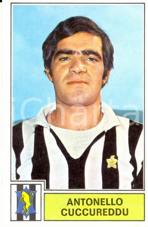 PANINI - CALCIATORI 1971 - 1972 Figurina Antonello CUCCUREDDU Serie A JUVENTUS