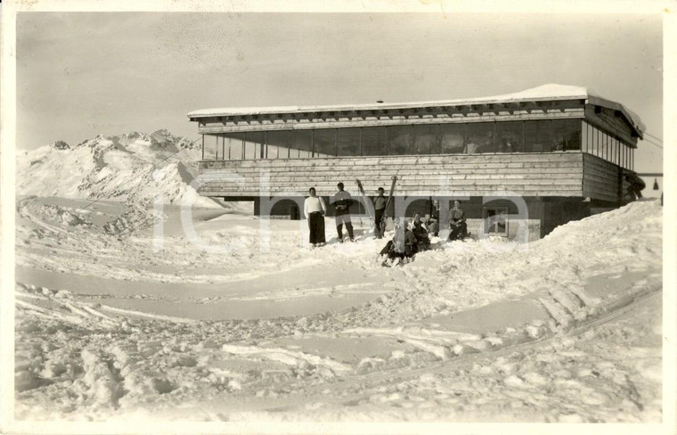 1940 ca MADONNA DI CAMPIGLIO (TN) Veranda della sciovia SPINALE *Animata FP VG