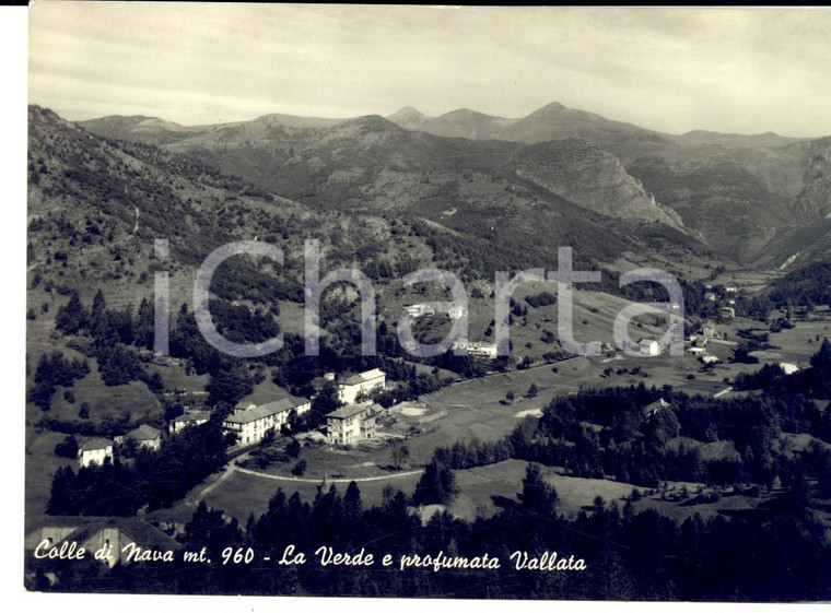 1959 COLLE DI NAVA (IM) Panorama della vallata *Cartolina postale FG VG