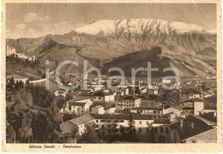 1940 VITTORIO VENETO (TV) Veduta panoramica della città *Cartolina FG VG