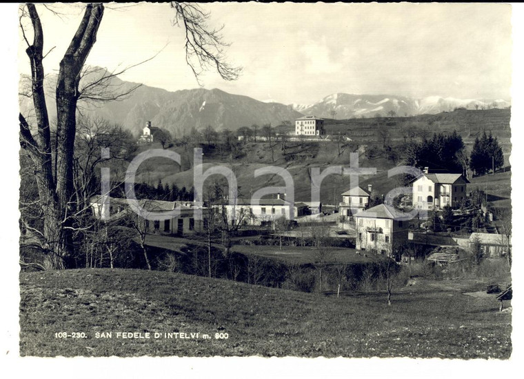 1957 SAN FEDELE INTELVI (CO) Veduta panoramica con monte GENEROSO FG VG