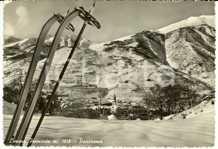 1953 LIMONE PIEMONTE (CN) Panorama *Cartolina postale FG VG