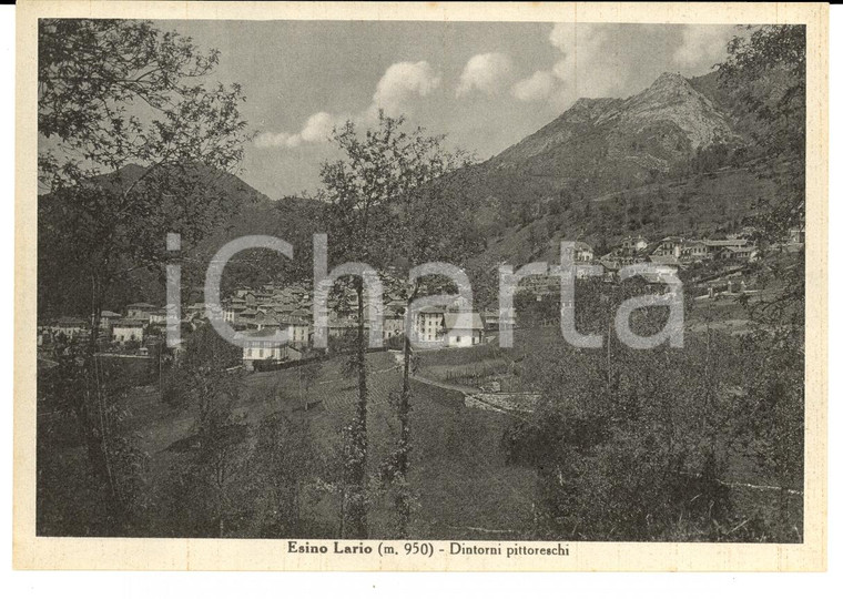 1950 ESINO LARIO (LC) Veduta dei dintorni pittoreschi *Cartolina FG NV