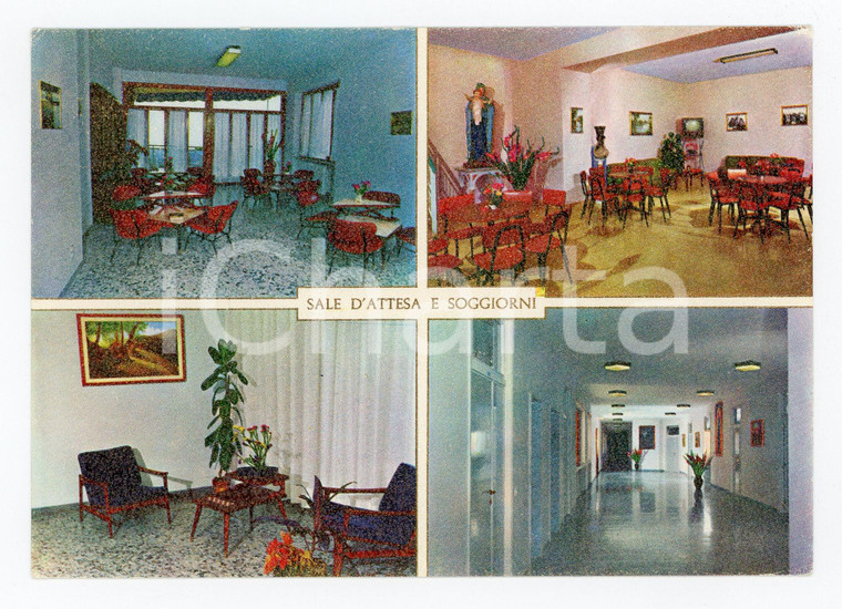 1975 ALBANO LAZIALE (RM) Vedutine interni REGINA APOSTOLORUM *Cartolina VINTAGE