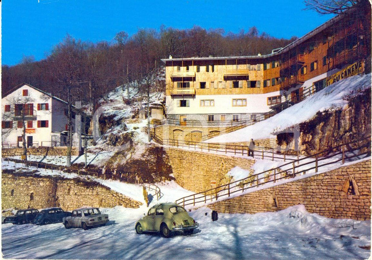 1970 ca RIETI Albergo BUCANEVE sul Monte TERMINILLO *Cartolina ANIMATA VINTAGE