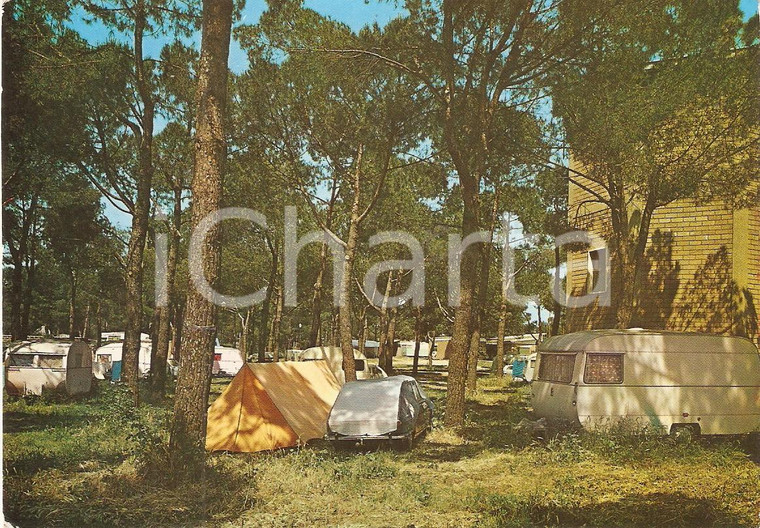 1968 ROMA Camping Internazionale MONTE ANTENNE *Cartolina VINTAGE FG VG