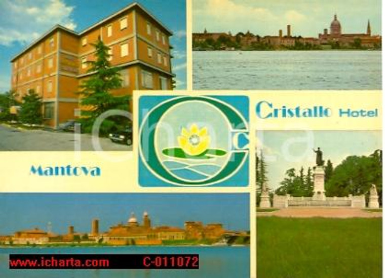 1975 ca MANTOVA Cristallo Hotel * Cartolina VINTAGE FG NV