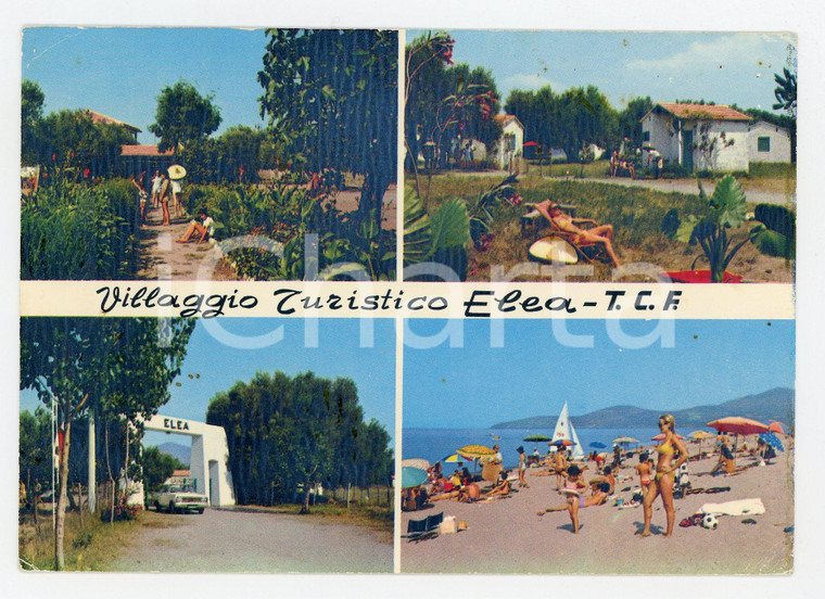 1976 MARINA DI ASCEA (SA) Villaggio ELEA T.C.F. - Vedutine *Cartolina VINTAGE